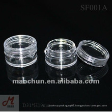 SF001A 5g small plastic cosmetic cream jar
